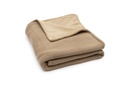 Jollein | Deken Ledikant Hazel/Fleece Basic Knit Bruin 100x150cm