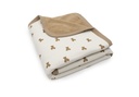 Jollein | Deken Ledikant Mini Teddy Bear Little Waffle/Fluff Ecru/Bruin 100x150cm