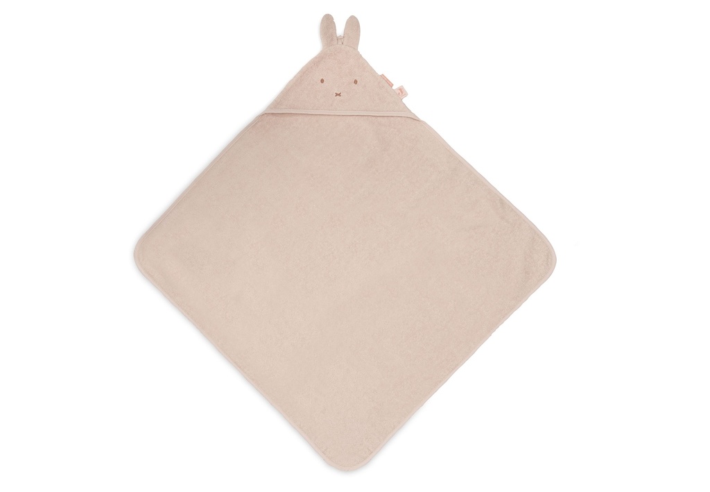 Jollein | Badcape Miffy Silk Rose Badstof Roze75x75cm 