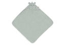 Jollein | Badcape Hippo Happy Badstof Groen 75x75cm