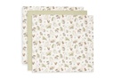 Jollein | Tetra Doek Barn Buddies Ecru 70x70cm 3-pack