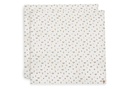 Jollein | Tetra Doek Jollies Ecru 115x115cm 2-pack