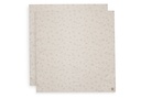 Jollein | Tetra Doek Woolly 115x115cm Zand 2-pack