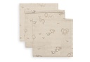 Jollein | Monddoekje Woolly Zand 31x31cm 3-pack