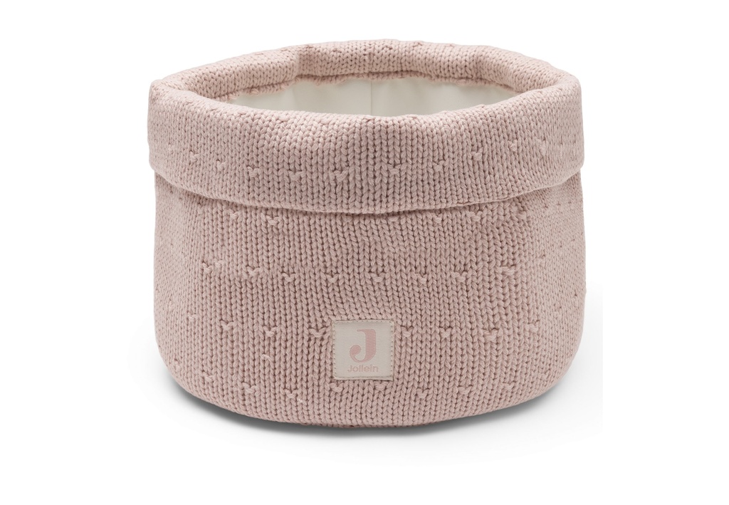 Jollein | Verzorgingsmand Sprinkle Knit Silk Rose Roze