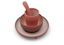 Jollein | Eetset Blush Shades Roze Siliconen 4-delig