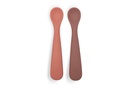 Jollein | Bestek Lepels Blush Shades Siliconen Roze 2-pack