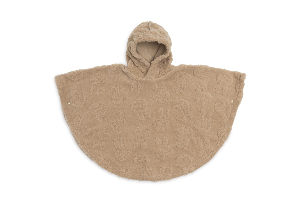 Jollein | Poncho Miffy Jacquard Teddy Biscuit Bruin