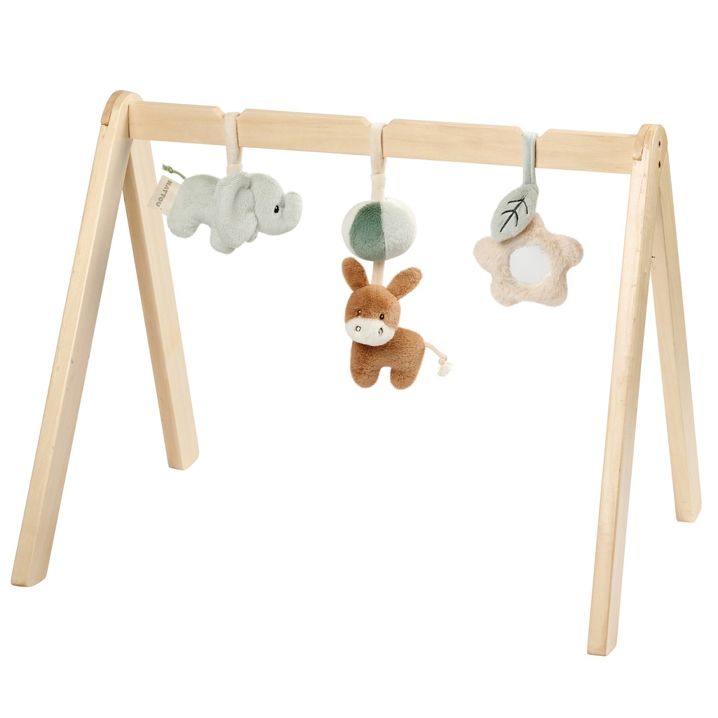 Nattou | Speelboog met Speeltjes Loulou Hout/Textiel +0m
