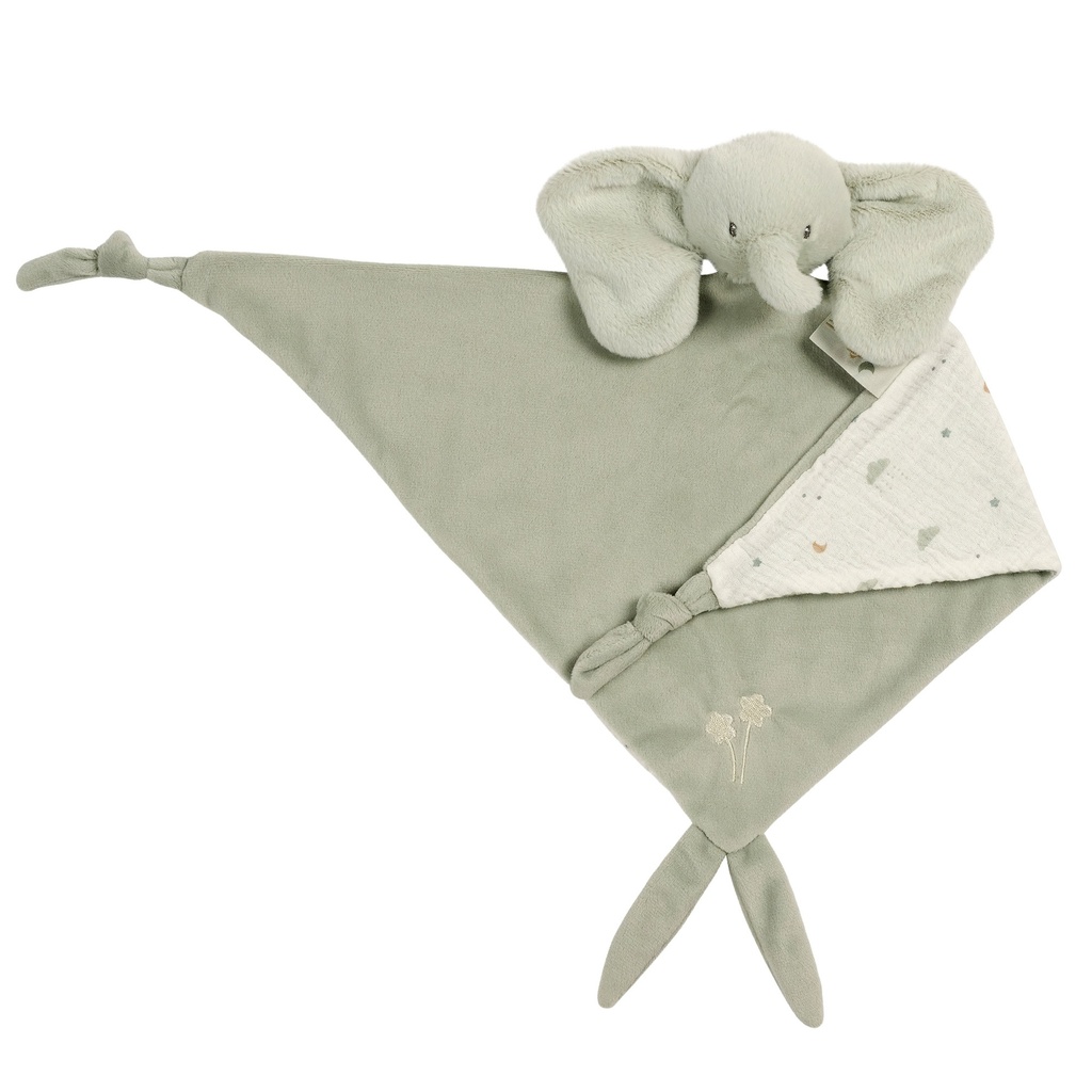 Nattou | Knuffeldoek Loulou Maxi Olifant Lindegroen