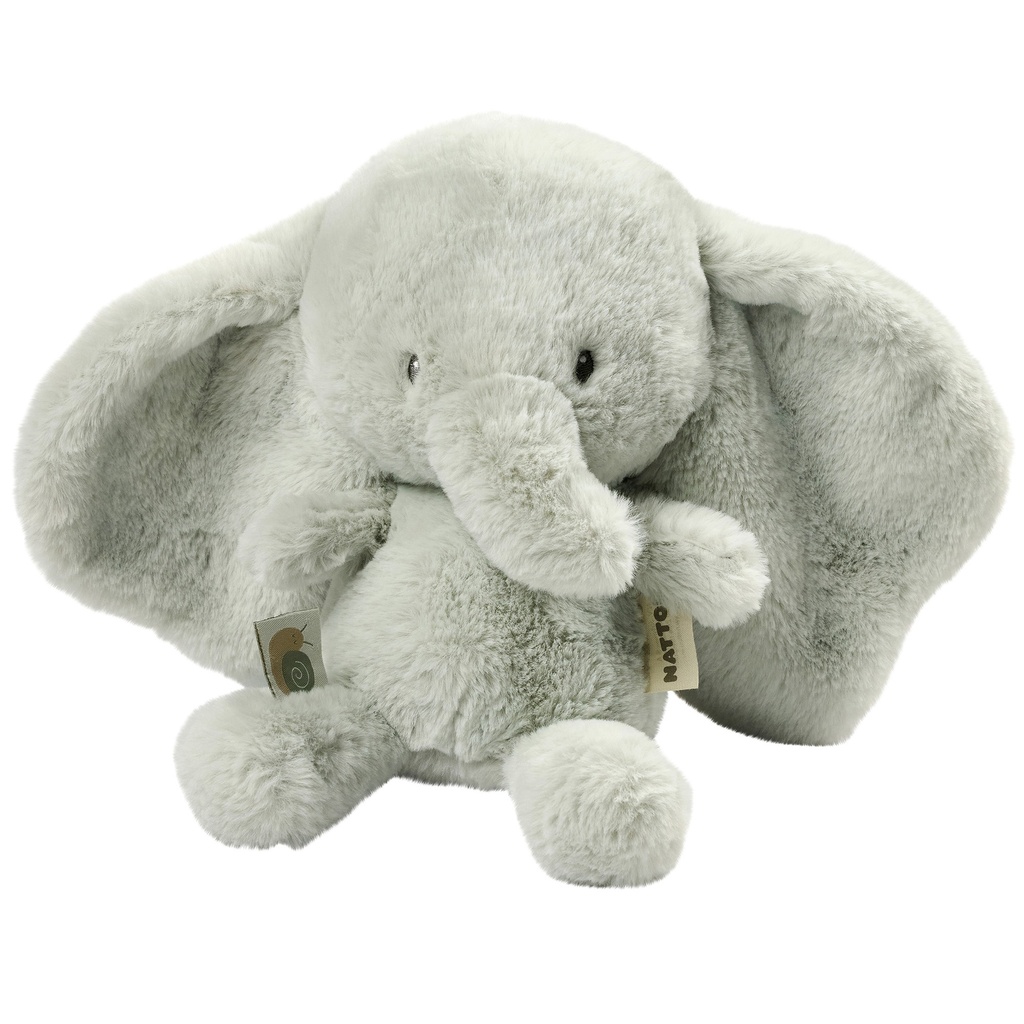 Nattou | Pluche Knuffel Loulou Olifant Lindegroen