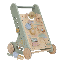 Little Dutch | Loophulp Safari Friends Activiteiten Loopwagen Groen +12m