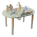 Little Dutch | Speeltafel Safari Friends Activiteitentafel Groen +18m