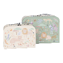 Little Dutch | Kofferset Safari Friends Groen 2-delig