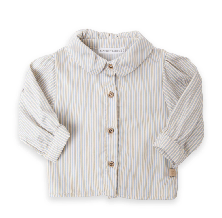 Bamboom | Blouse Girls Stripe Blue