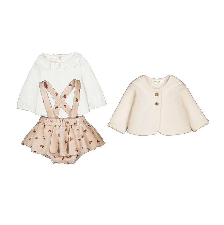 Mayoral | Outfit Girls Cream 3-delig