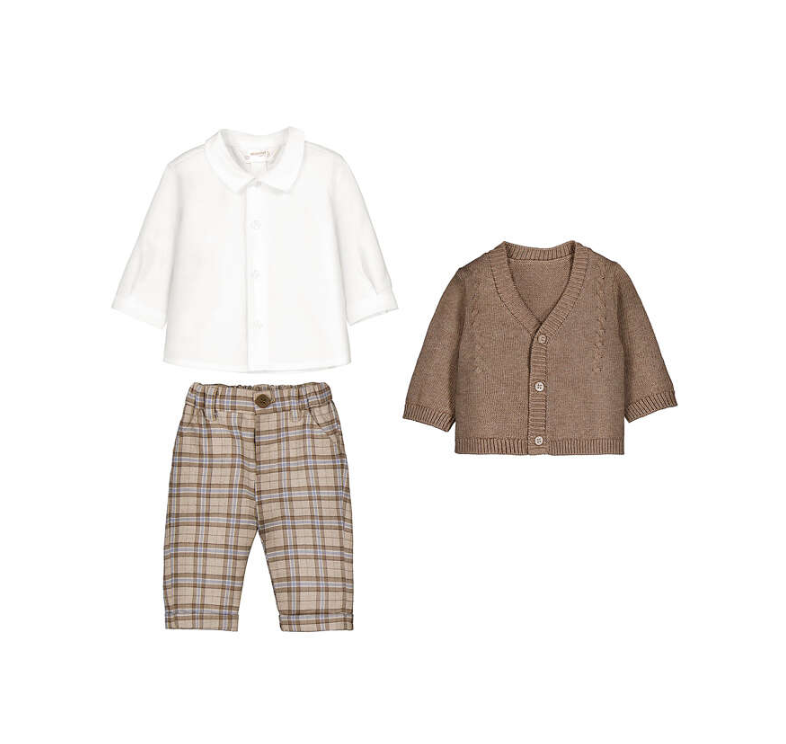Mayoral | Outfit Boys Brown 3-delig