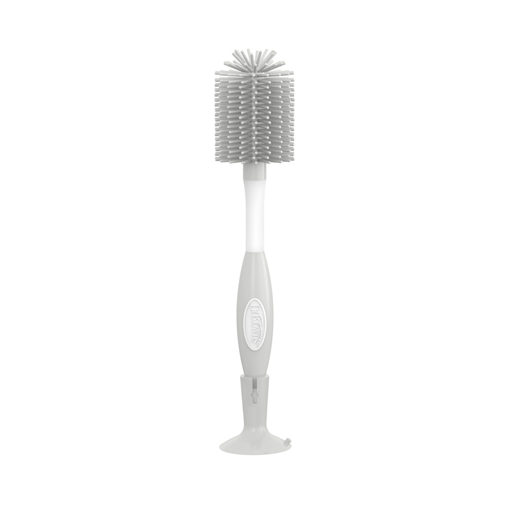 Dr.Brown's | Flessenborstel Siliconen Grijs New 