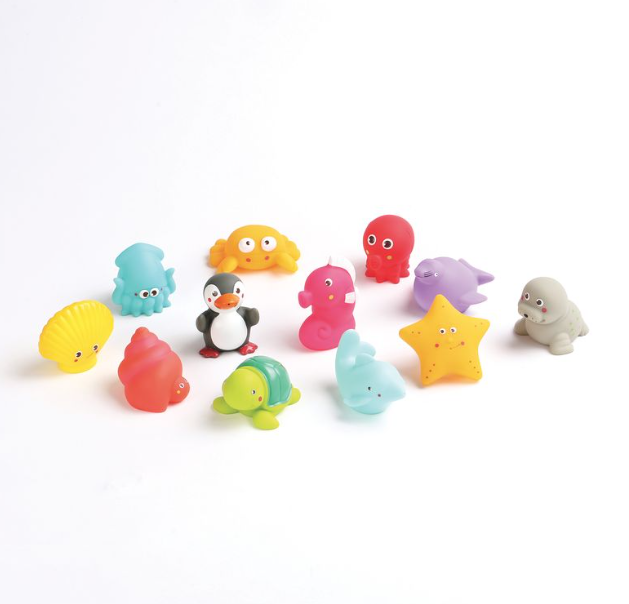 Ludi | Badspeelgoed Waterspuwers Zee 12-pack