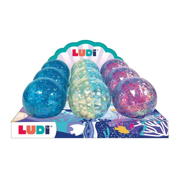 Ludi | Bal Strass +3m Ø 10cm Assortiment 