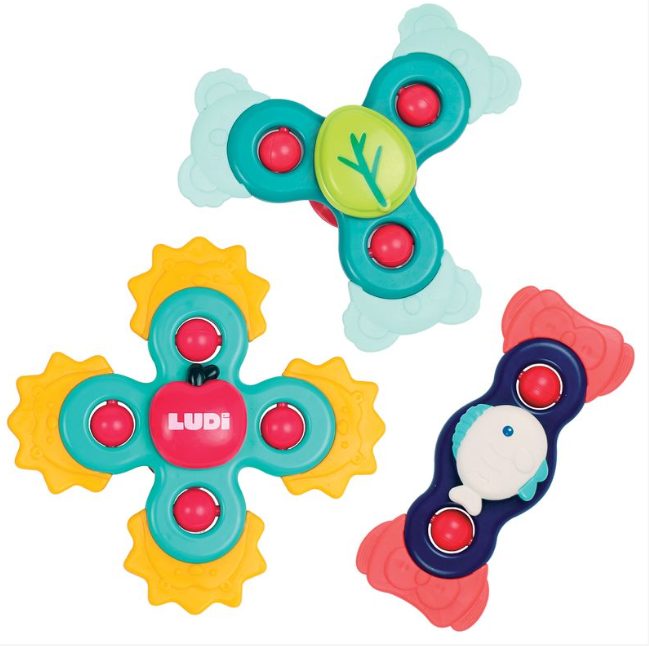 Ludi | Activiteitenspeelgoed Baby Spinner +10m 3-delig