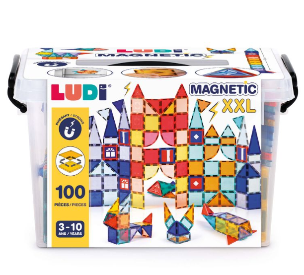 Ludi | Magnetische Blokken XXL 100-delig