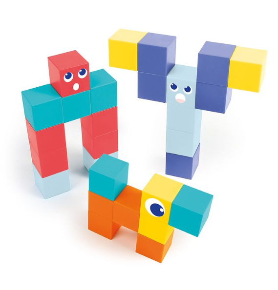 Ludi | Magnetische Blokken Kubus 28-delig
