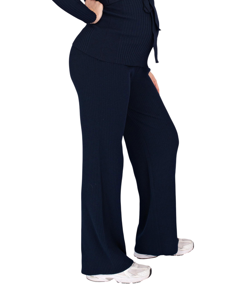 Love2Wait | Broek Knit Navy Blue