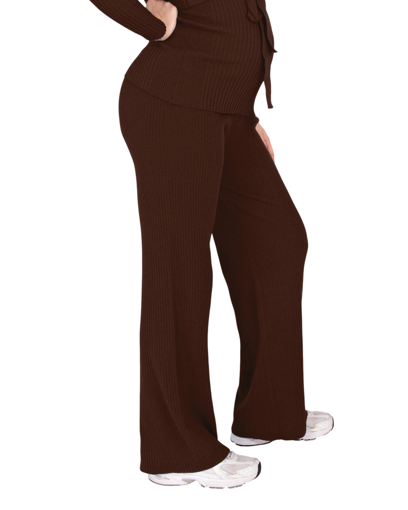 Love2Wait | Broek Knit Brown