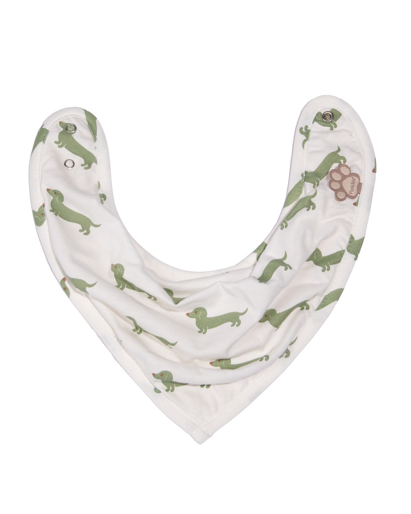 Pericles | Spuugdoekje/Bandana Teckel Matcha