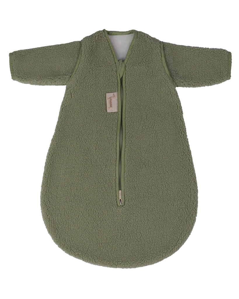 Pericles | Slaapzak Teckel Teddy met Mouw Matcha 70cm
