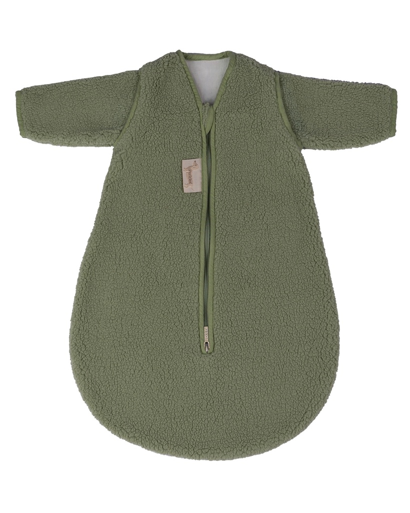 Pericles | Slaapzak Teckel Teddy met Mouw Matcha 60cm