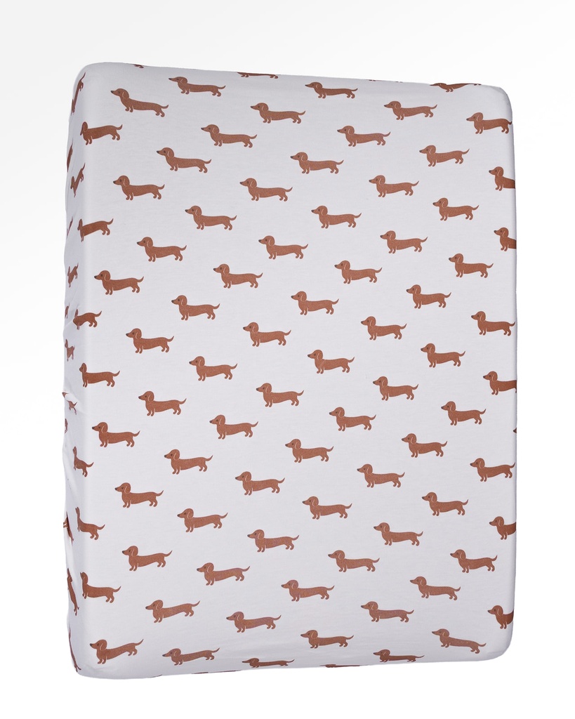 Pericles | Waskussenhoes Teckel Allover Taupe