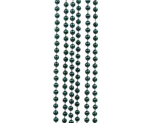 Decoris | Slinger Kralenketting Polystyreen Emerald Ø0,8 cm x10m op Rol
