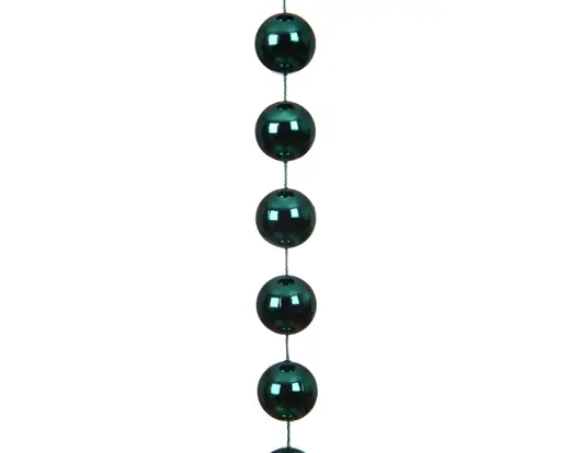 Decoris | Slinger Kralenketting XXL Polystyreen Emerald Ø2cm x270cm