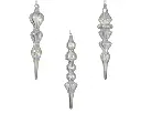 Decoris | Hangfiguur Glas Ornament Transparant Iris Finish Ø4x18cm Assortiment 