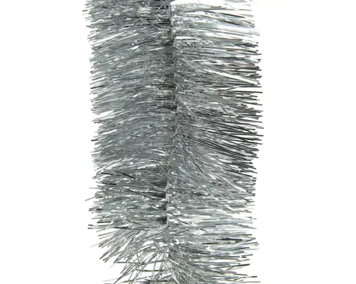 Decoris | Slinger Guirlande Pet Lametta Zilver Ø7x270cm