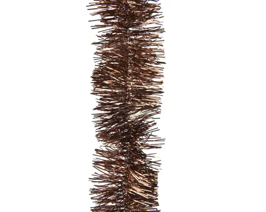 Decoris | Slinger Guirlande Pet Lametta Espresso Ø7x270cm 