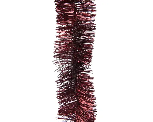 Decoris | Slinger Guirlande Pet Lametta Ossenbloed Ø7x270cm  