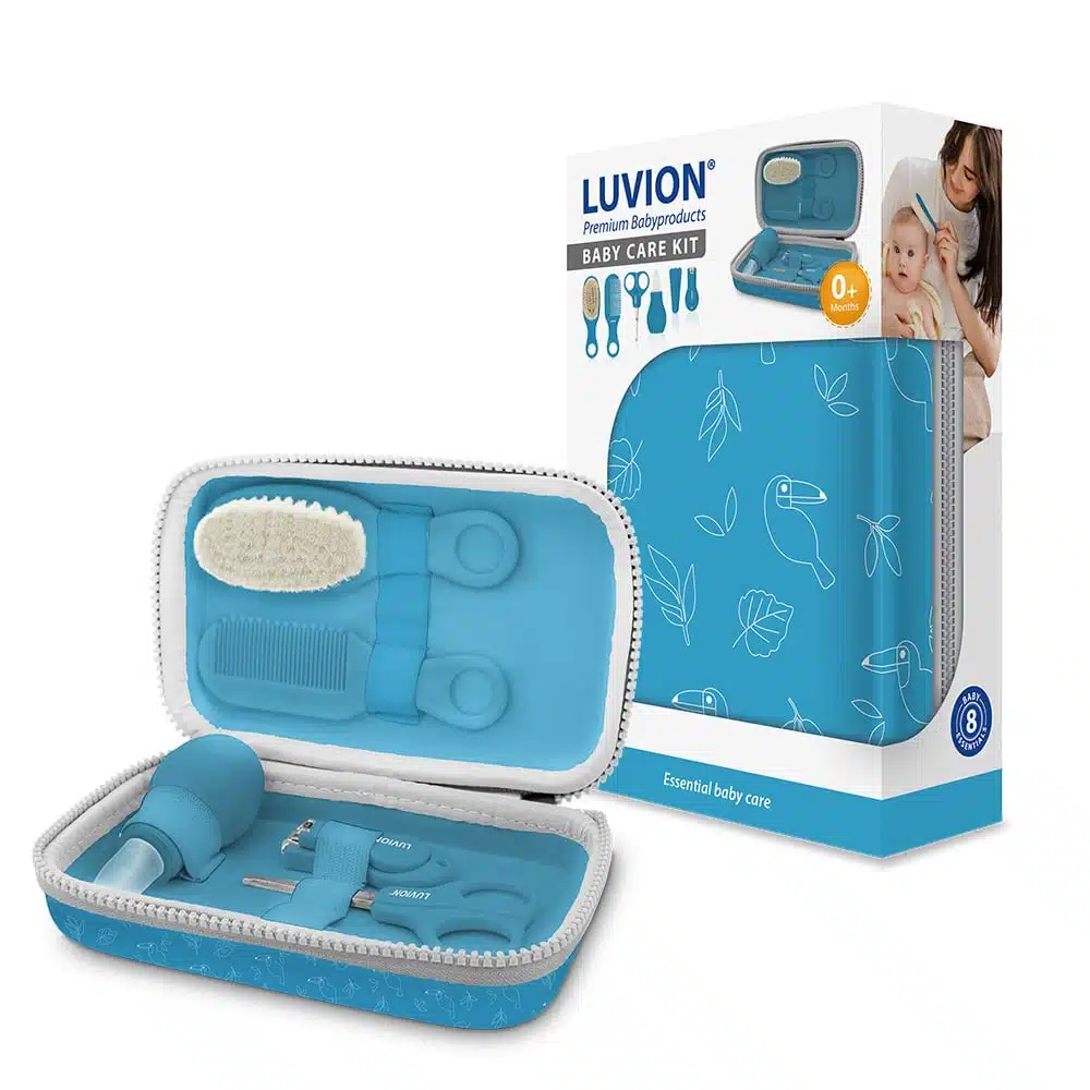 Luvion | Verzorgingsset Baby Care Kit Blauw 8-delig 