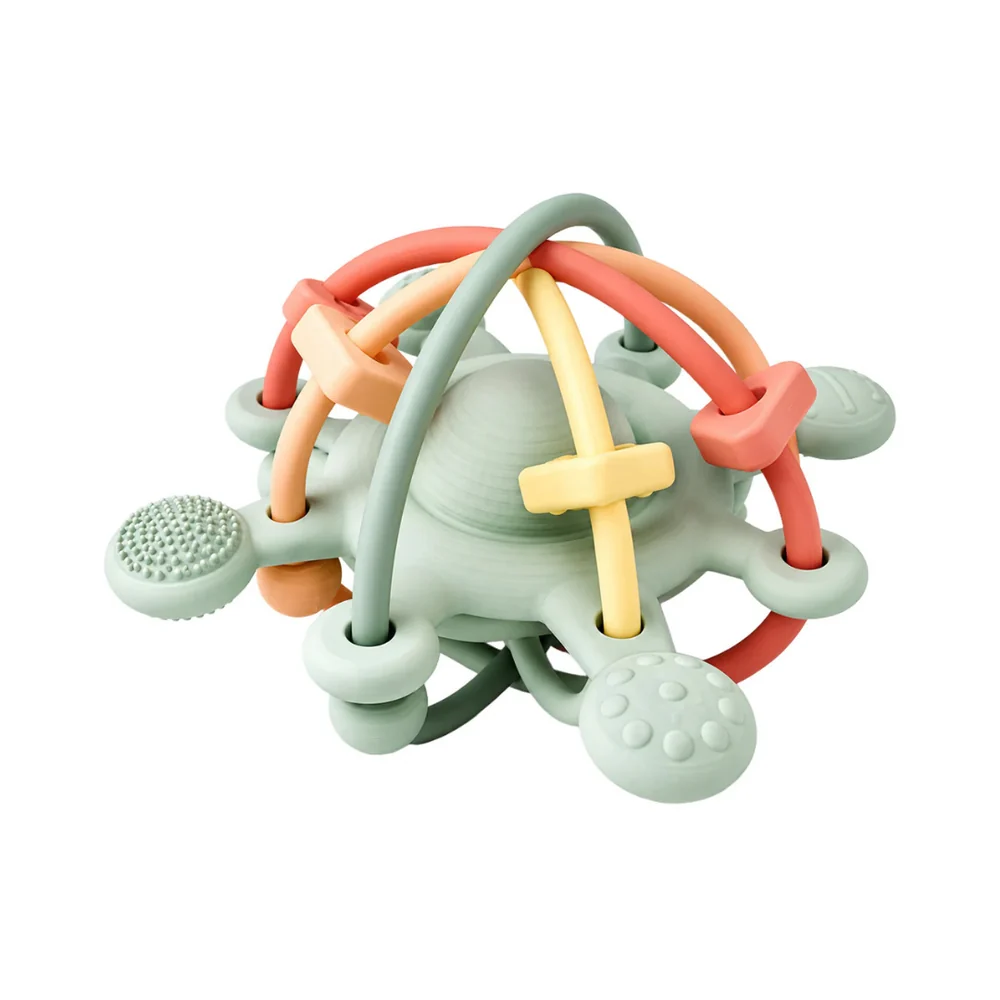 Little L | Sensorische Speelgoed Ster Groen 11,2x11,2x7 cm
