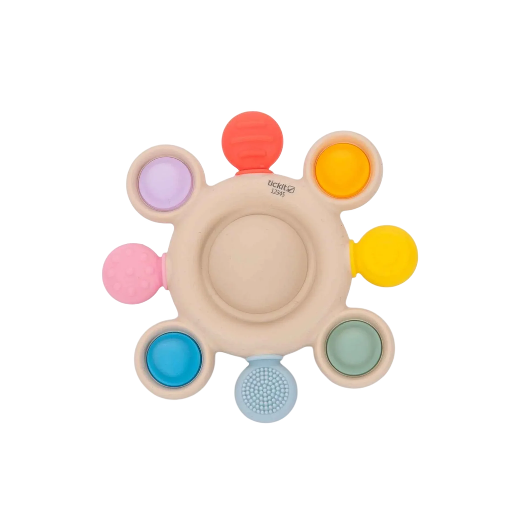 Tickit | Activiteitenspeelgoed Pop-it Regenboog 116x33cm