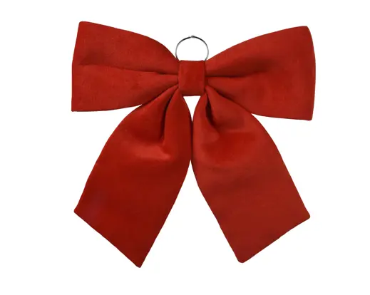 Decoris | Hangfiguur Strik Polyester Kerstrood 3x58x62cm
