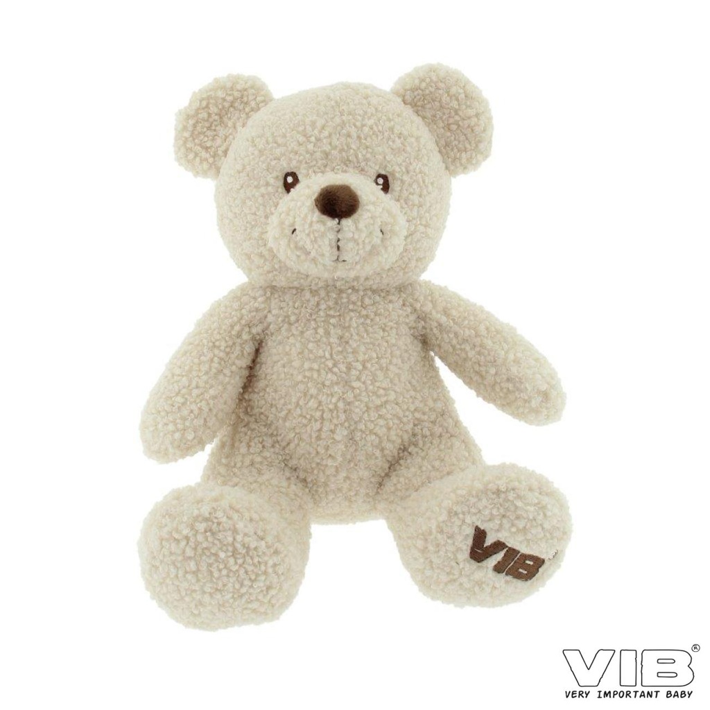 VIB | Pluche Knuffel Beer Zittend Beige 35cm