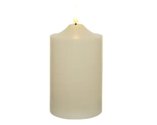 Lumineo | Kaars Led Kerkkaars Ø7,5x15cm