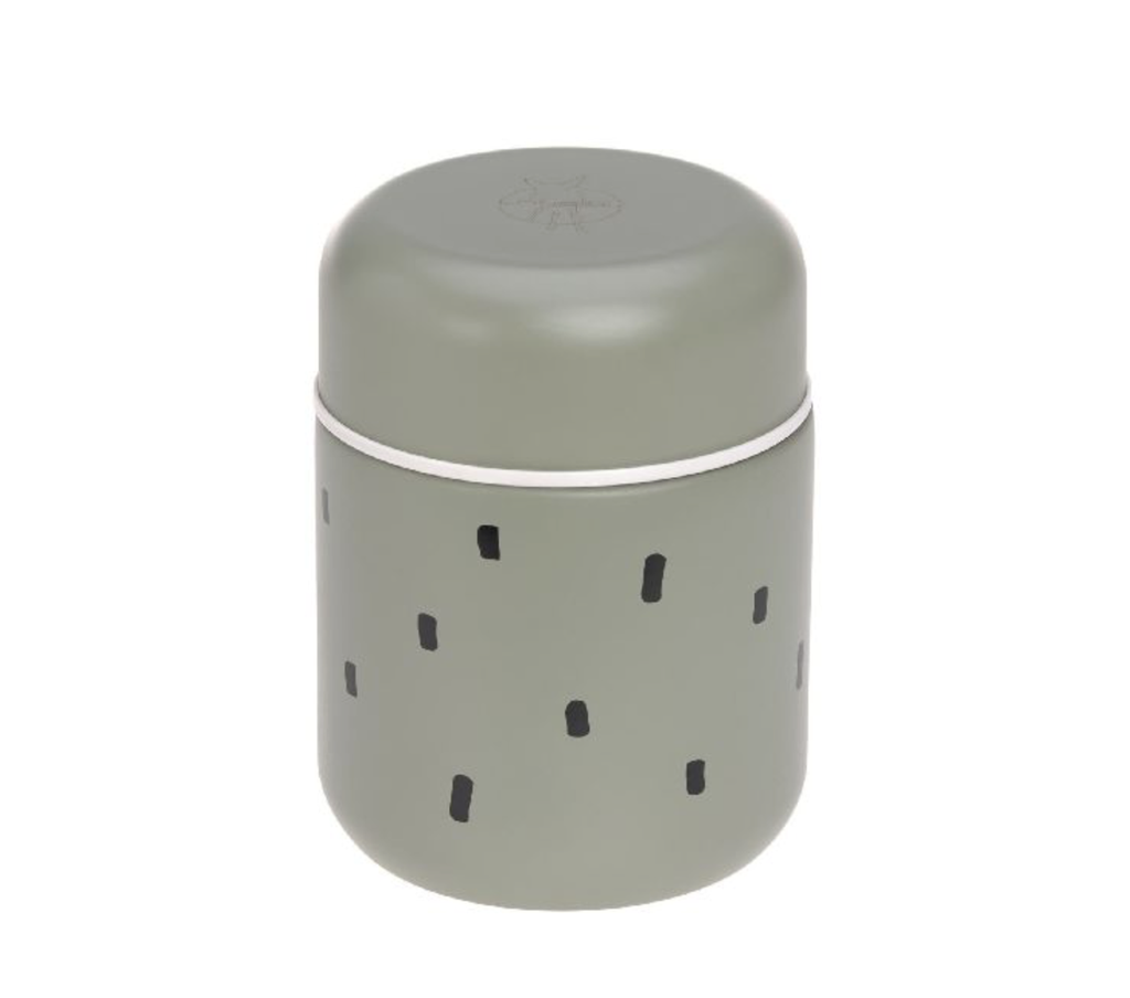 Laessig | Thermos Food Jar Happy Prints Light Olive 350ml