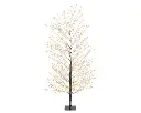 Lumineo | Verlichting Led Boom Pvc Zwart/Klassiek Warm Ø60x150cm Buiten