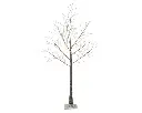 Lumineo | Verlichting Led Boom Snowy Branch Bruin/Warm Wit Ø100x180cm Buiten