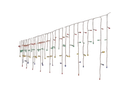 Lumineo | Verlichting Led Icicle Twinkle In/Outdoor 175 Leds Transparant/Multicolor Snoer Transparant 750x50cm