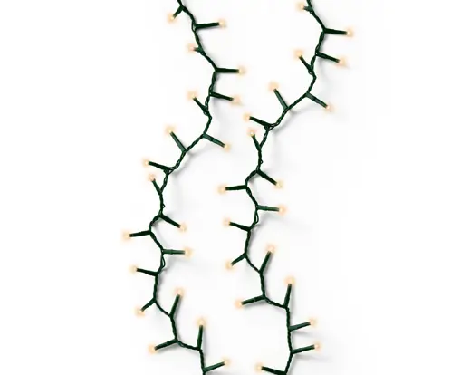 Lumineo | Verlichting Led Compact Lights Twinkel Effect 8 Functies Groen/Klassiek Warm 4500cm Buiten
